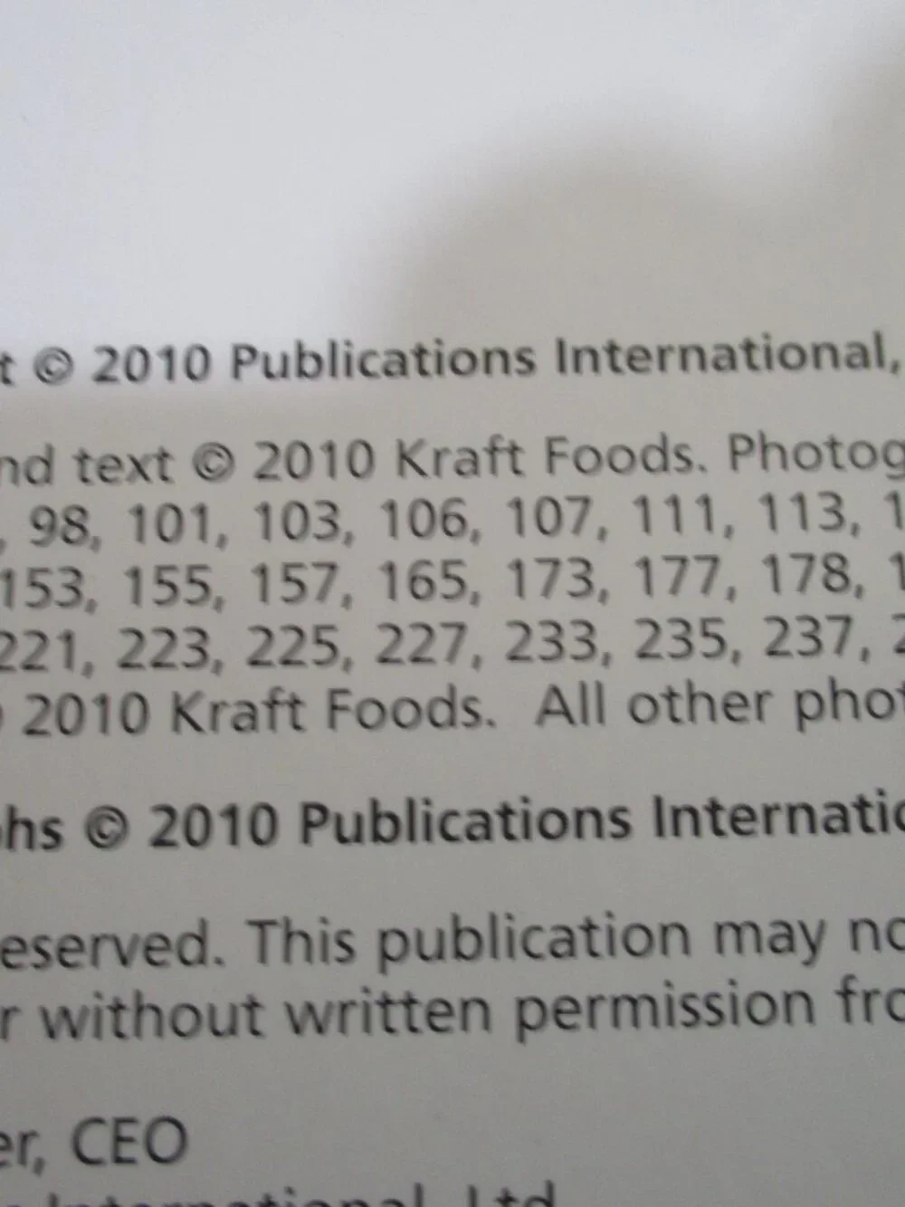 Kraft Philadelphia Cream Cheese 3 in 1 Cookbook Cheesecake, Entree & Sides, 2010